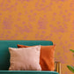 12602 - Laurel Fantasia Wallpaper - Orange - Ted Baker