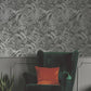 12611 - Eastern Tide Fantasia Wallpaper - Charcoal/Grey - Ted Baker