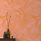 12613 - Eastern Tide Fantasia Wallpaper - Orange - Ted Baker