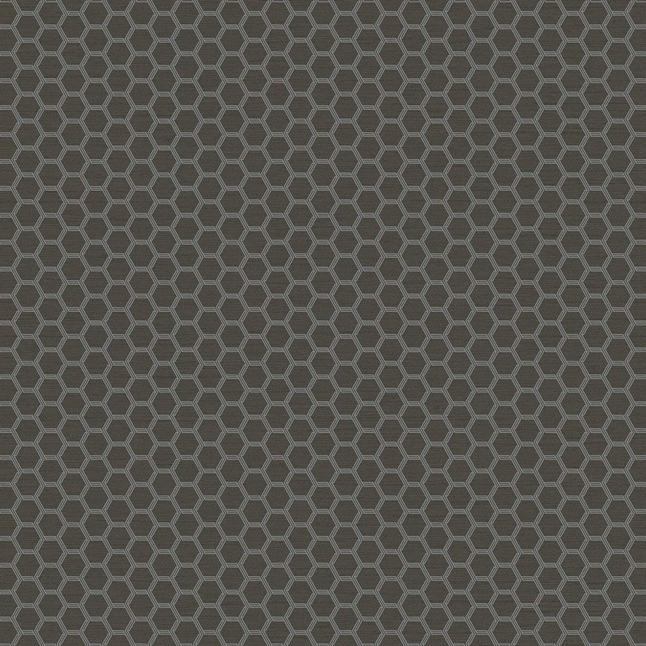 12633 - Hexie Astoria Fantasia Wallpaper - Charcoal/Grey - Ted Baker