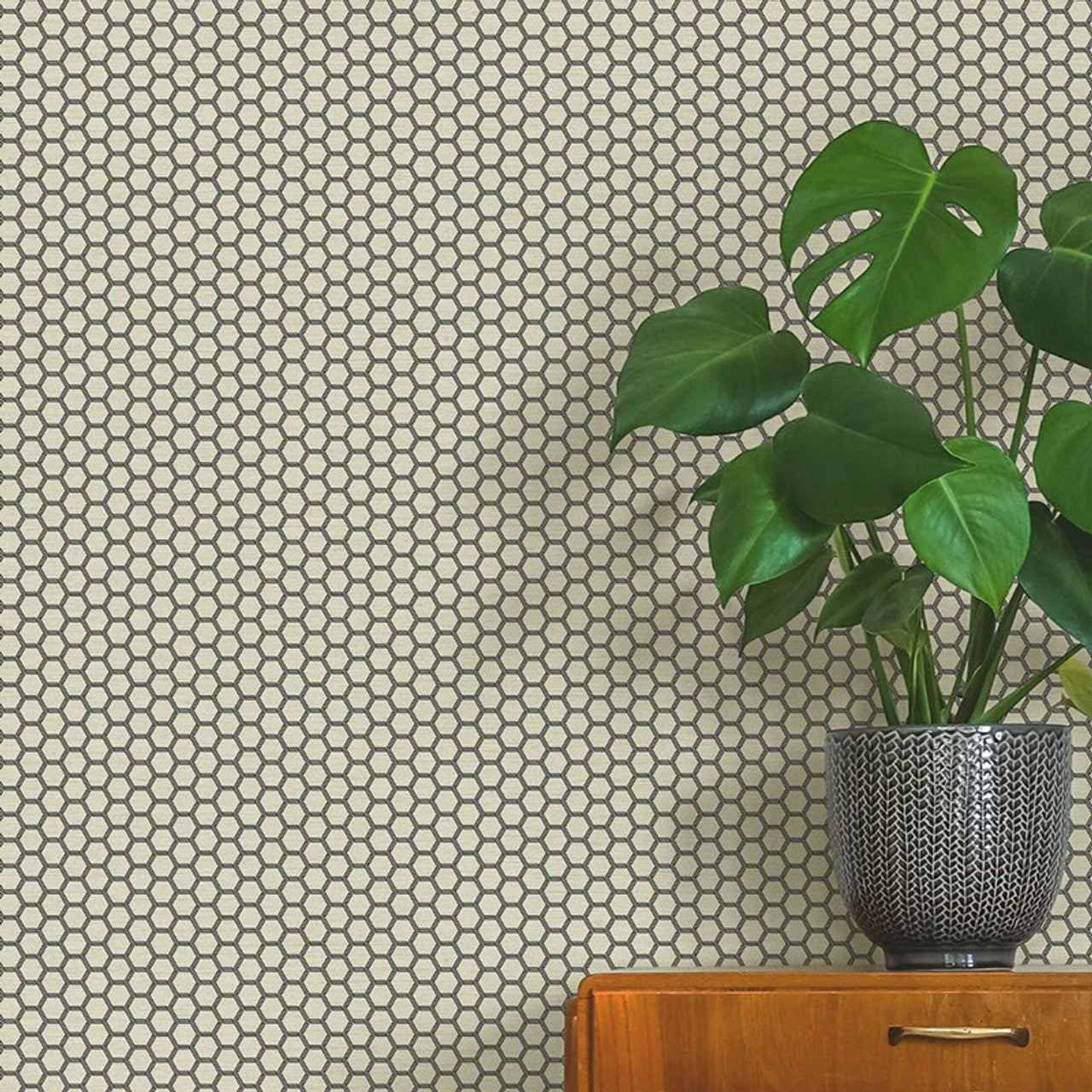 12634 - Hexie Astoria Fantasia Wallpaper - Cream - Ted Baker