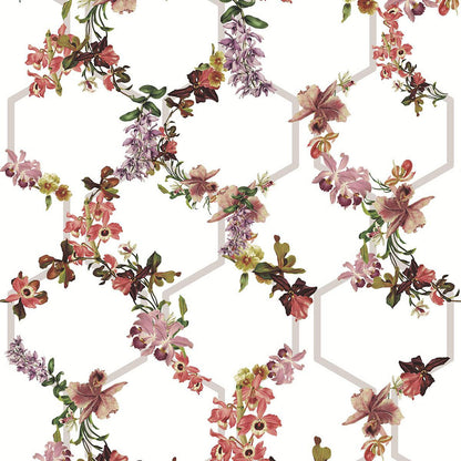 12645 - Lost Garden Trelise Fantasia Wallpaper - White - Ted Baker