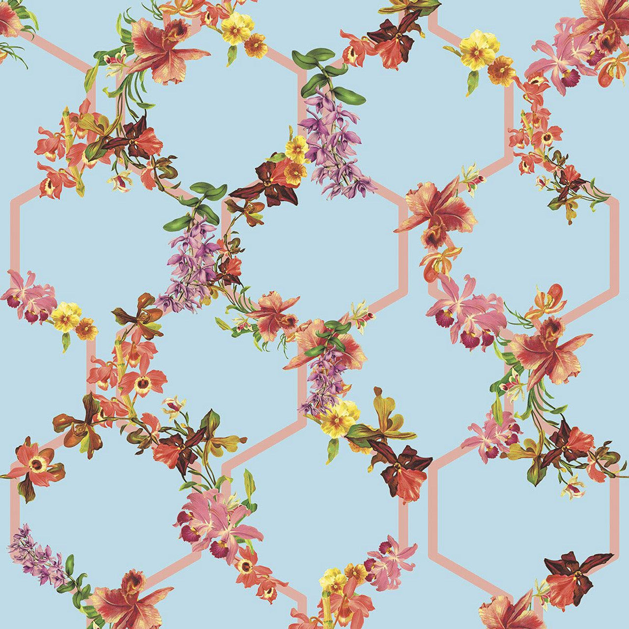 12648 - Lost Garden Trelise Fantasia Wallpaper - Blue - Ted Baker