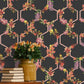 12649 - Lost Garden Trelise Fantasia Wallpaper - Black - Ted Baker