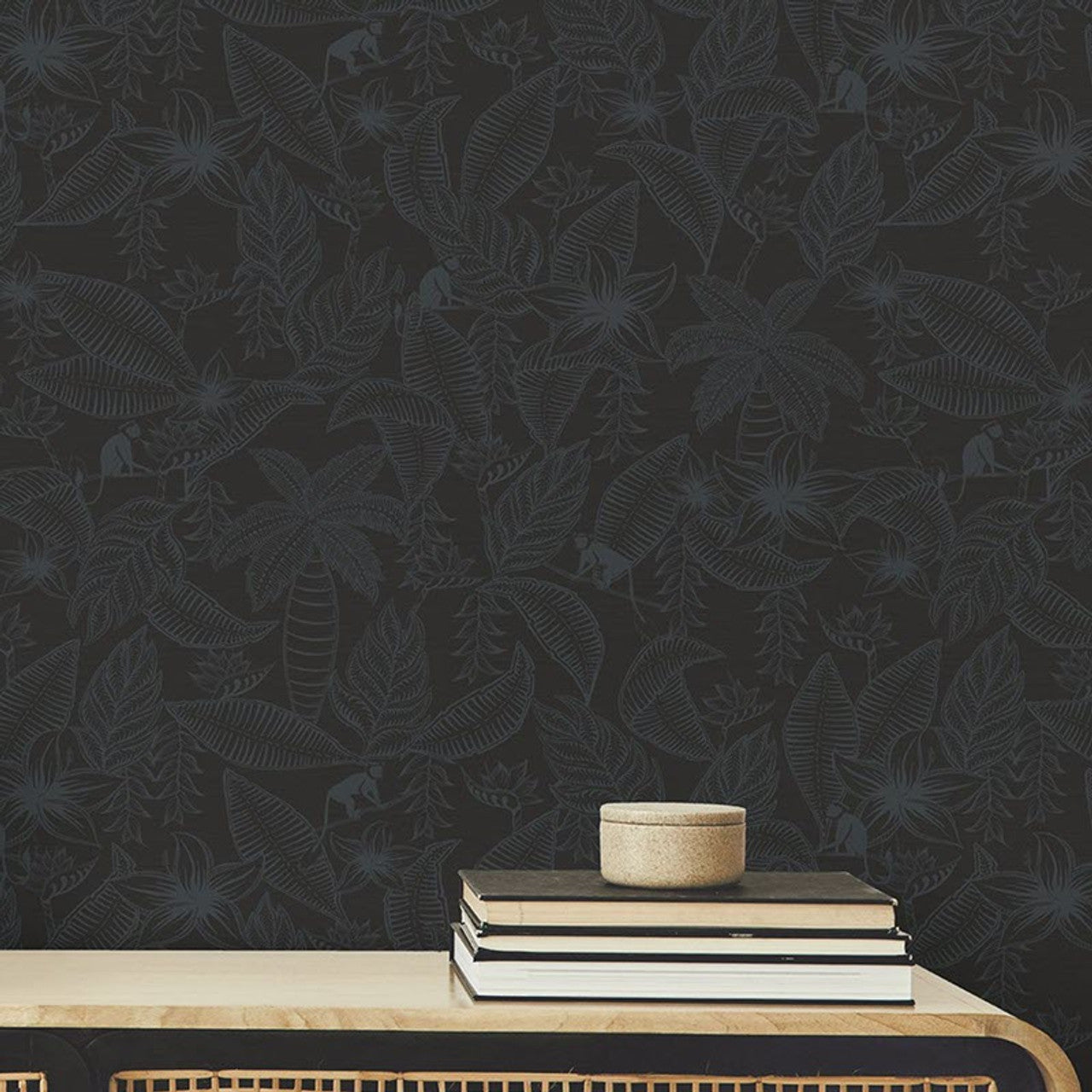 12704 - Monflo Fantasia Wallpaper - Midnight - Ted Baker