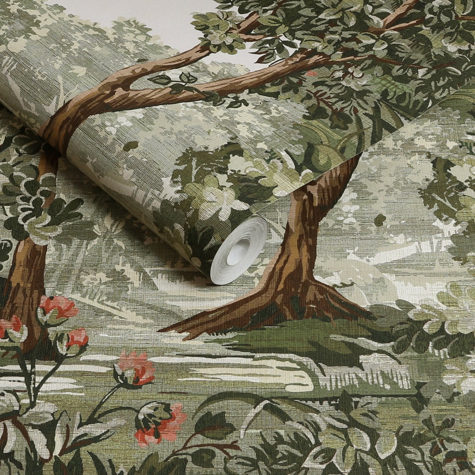 127900 - Bodenham Wallpaper - Spring Sage - Graham & Brown