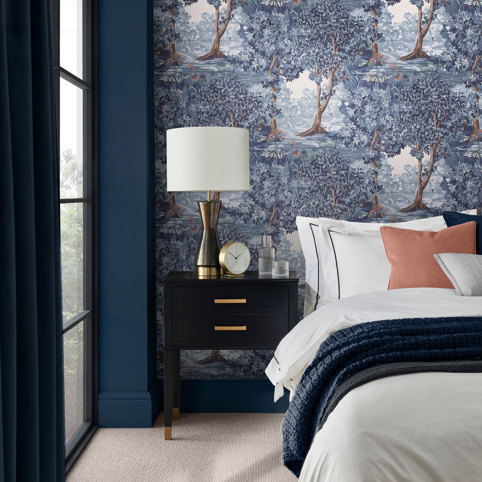 127902 - Bodenham Wallpaper - Twilight - Graham & Brown