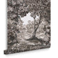 127903 - Bodenham Wallpaper - Etching Charcoal - Graham & Brown