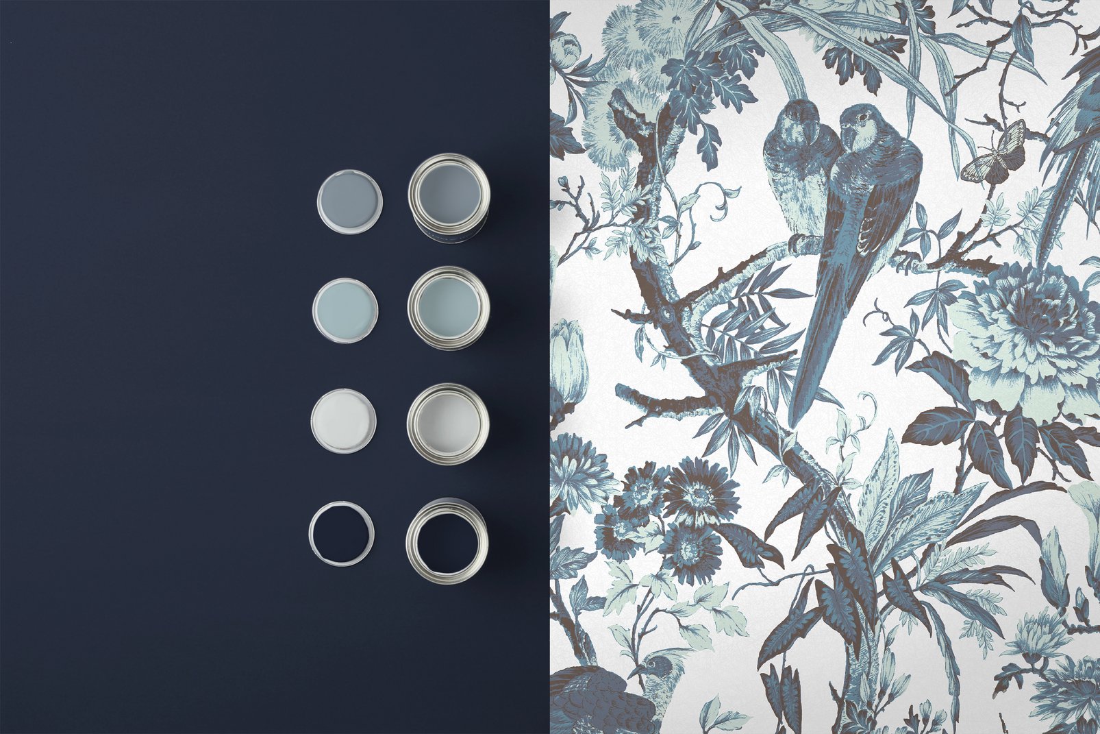 127909 - Perrow Wallpaper - Ink - Graham & Brown