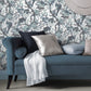 127909 - Perrow Wallpaper - Ink - Graham & Brown