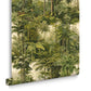 127913 - Benmore Ridge Wallpaper - Lush Green - Graham & Brown