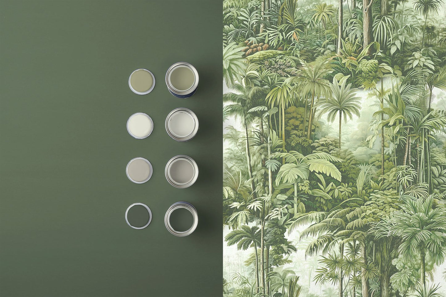 127914 - Benmore Ridge Wallpaper - Sage Fog - Graham & Brown