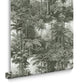 127916 - Benmore Ridge Wallpaper - Monochrome - Graham & Brown