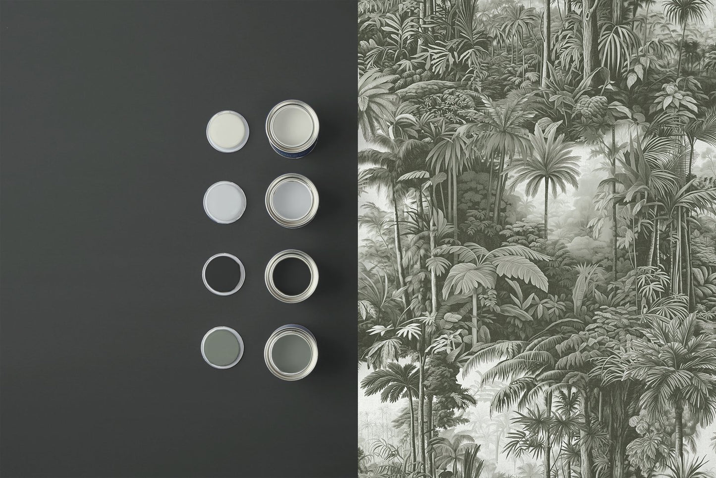 127916 - Benmore Ridge Wallpaper - Monochrome - Graham & Brown