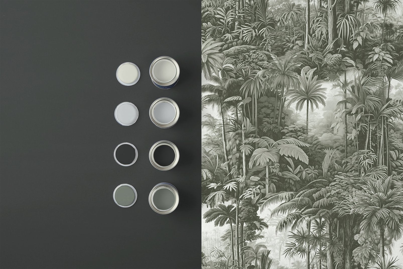 127916 - Benmore Ridge Wallpaper - Monochrome - Graham & Brown