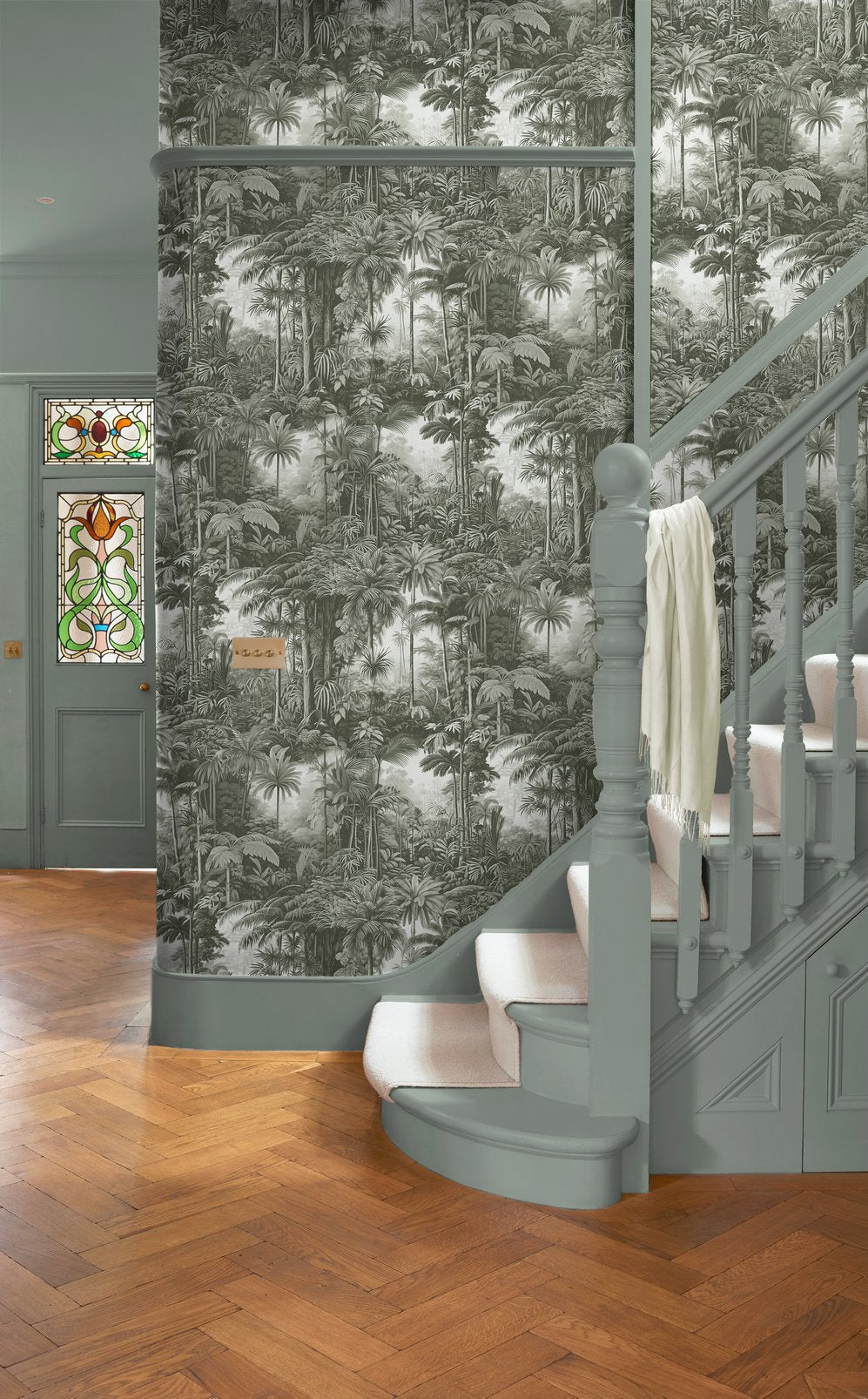 127916 - Benmore Ridge Wallpaper - Monochrome - Graham & Brown