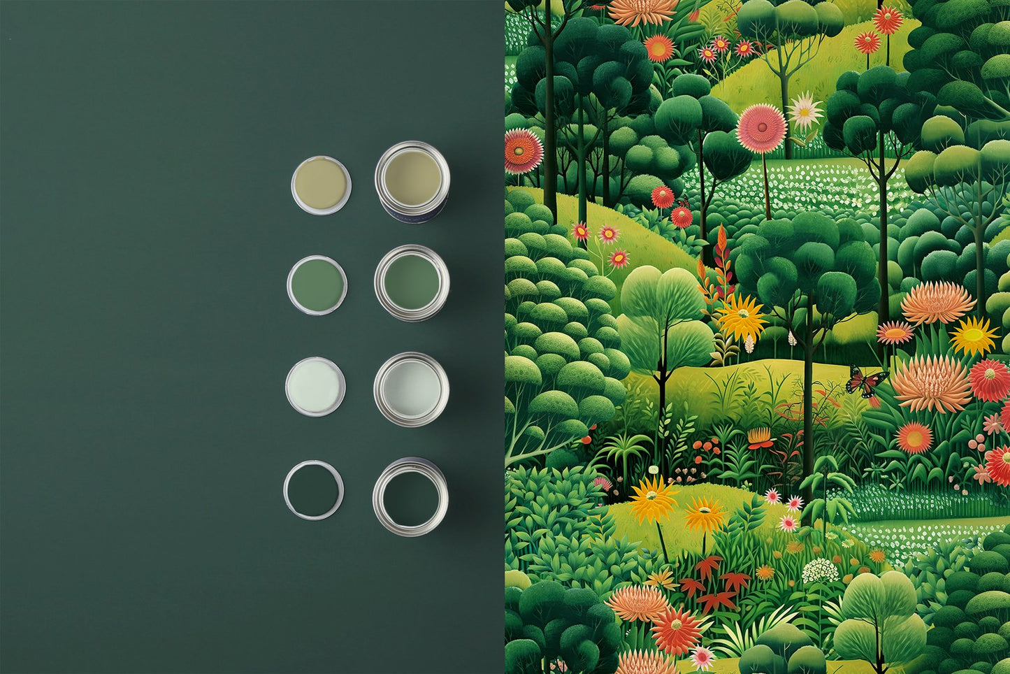 127924 - Arley Garden Wallpaper - Day - Graham & Brown