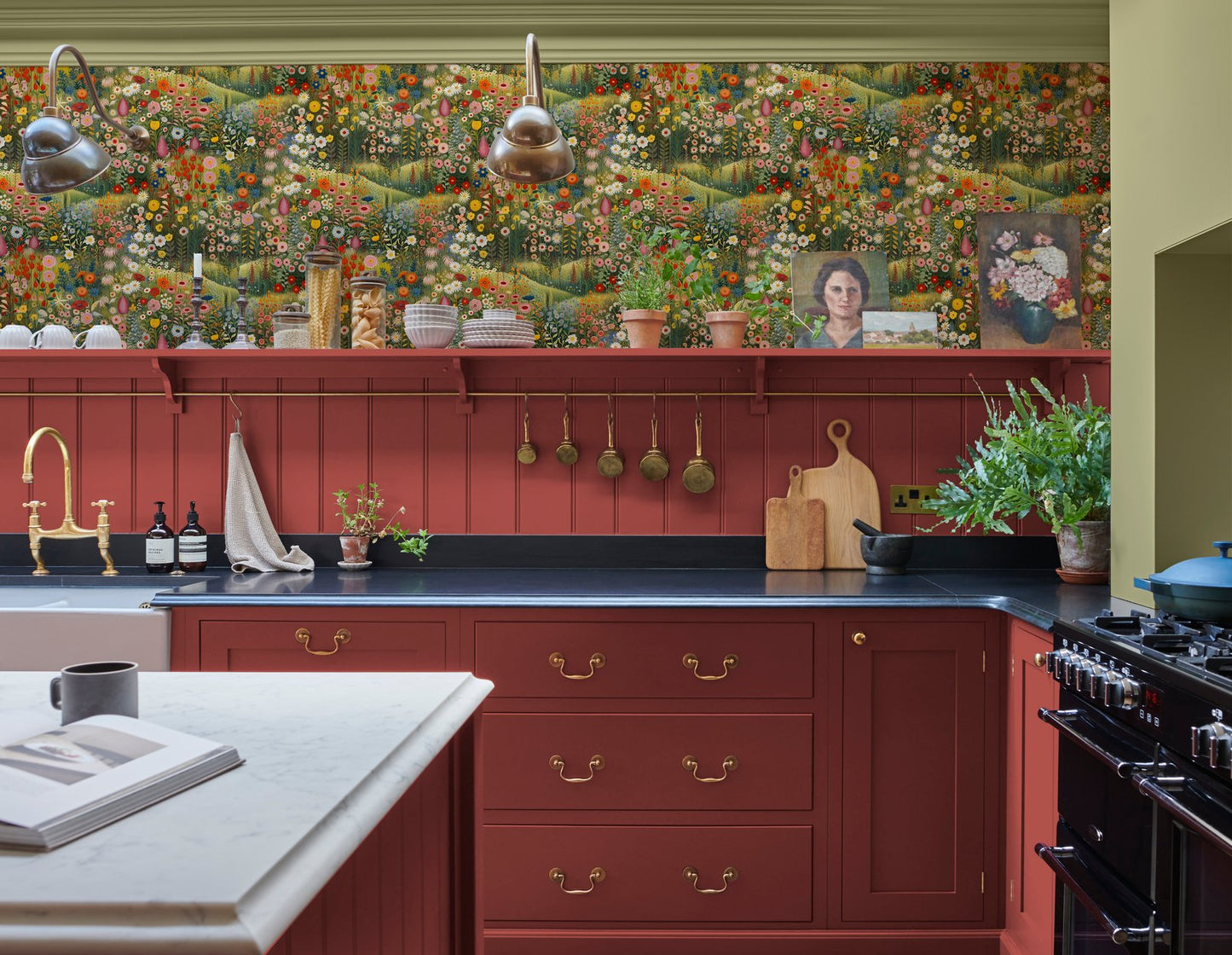 127926 - Glenwhan Wildflower Wallpaper - Summer - Graham & Brown