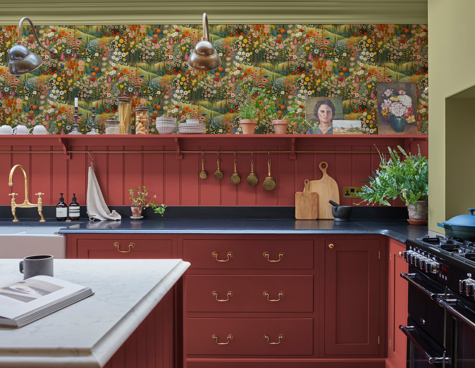 127926 - Glenwhan Wildflower Wallpaper - Summer - Graham & Brown