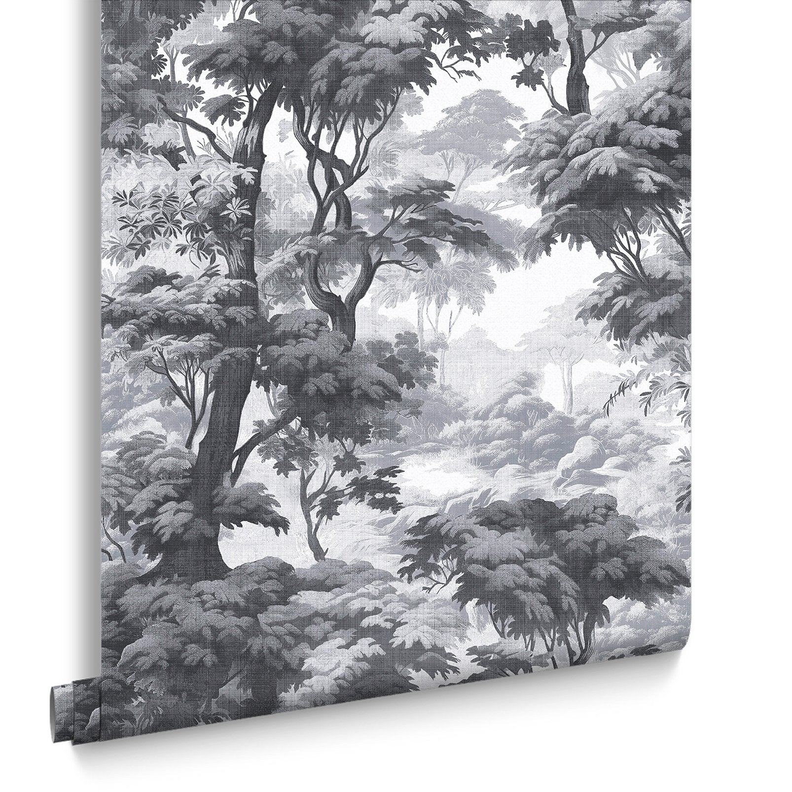 127930 - Bobarts Garden Wallpaper - Monochrome - Graham & Brown