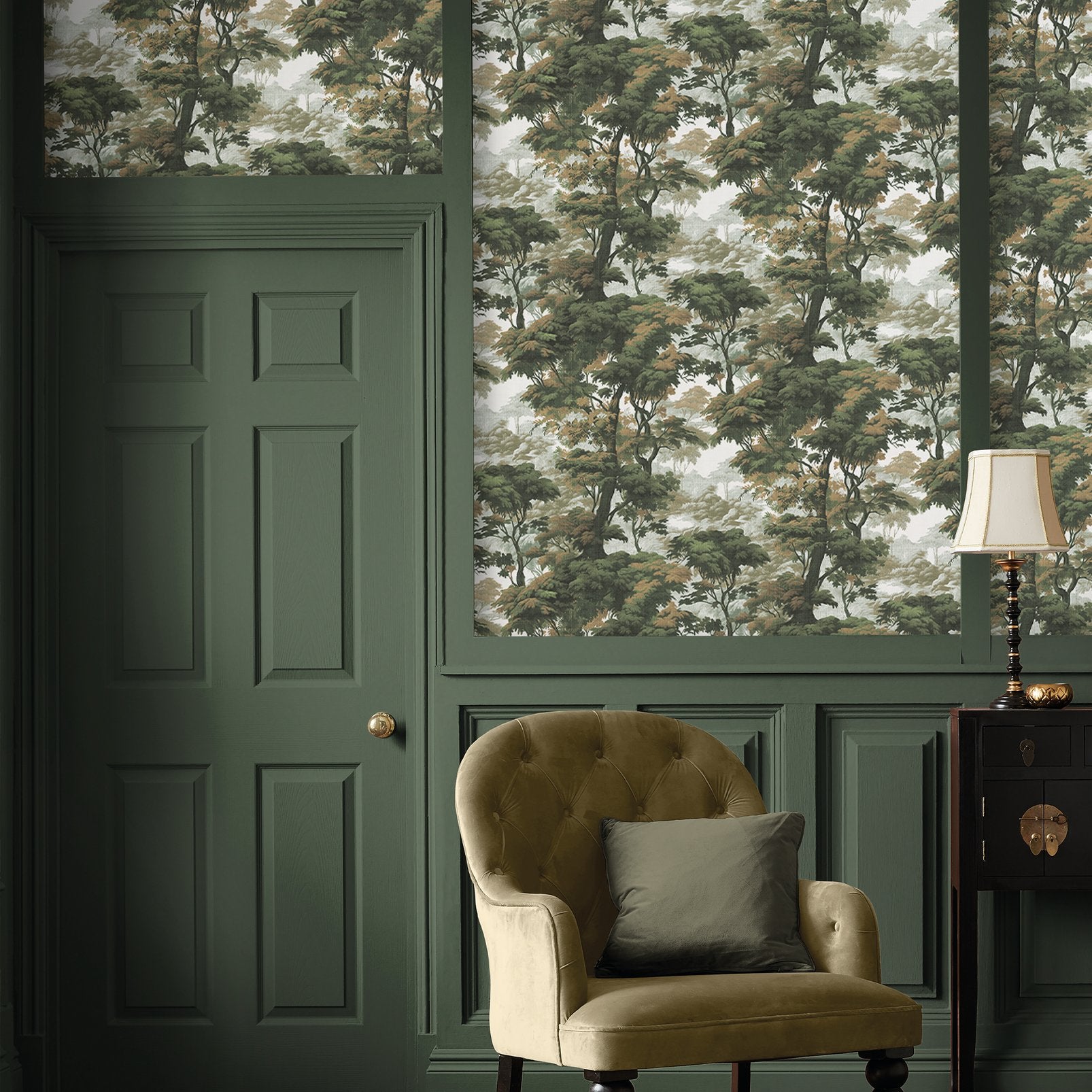 127934 - Bobarts Garden Wallpaper - Lush Green - Graham & Brown