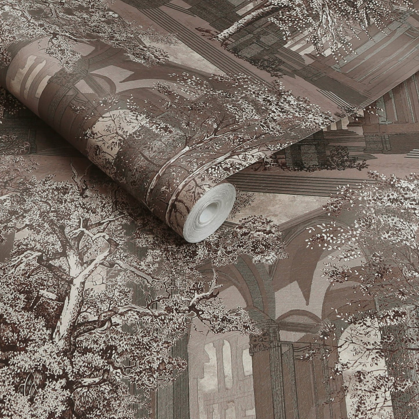 129090 - Rivington Folly Wallpaper - Dusk - Graham & Brown