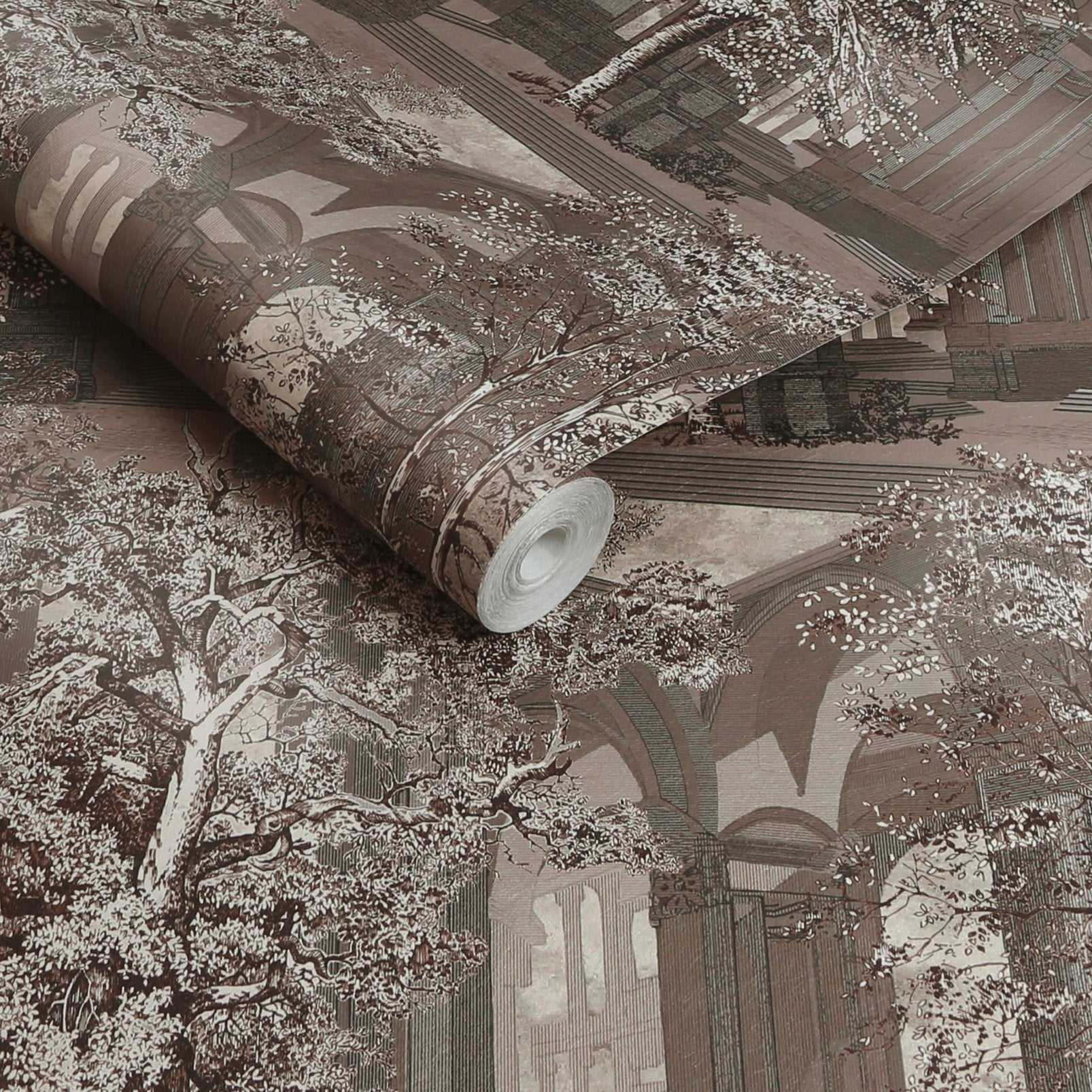 129090 - Rivington Folly Wallpaper - Dusk - Graham & Brown