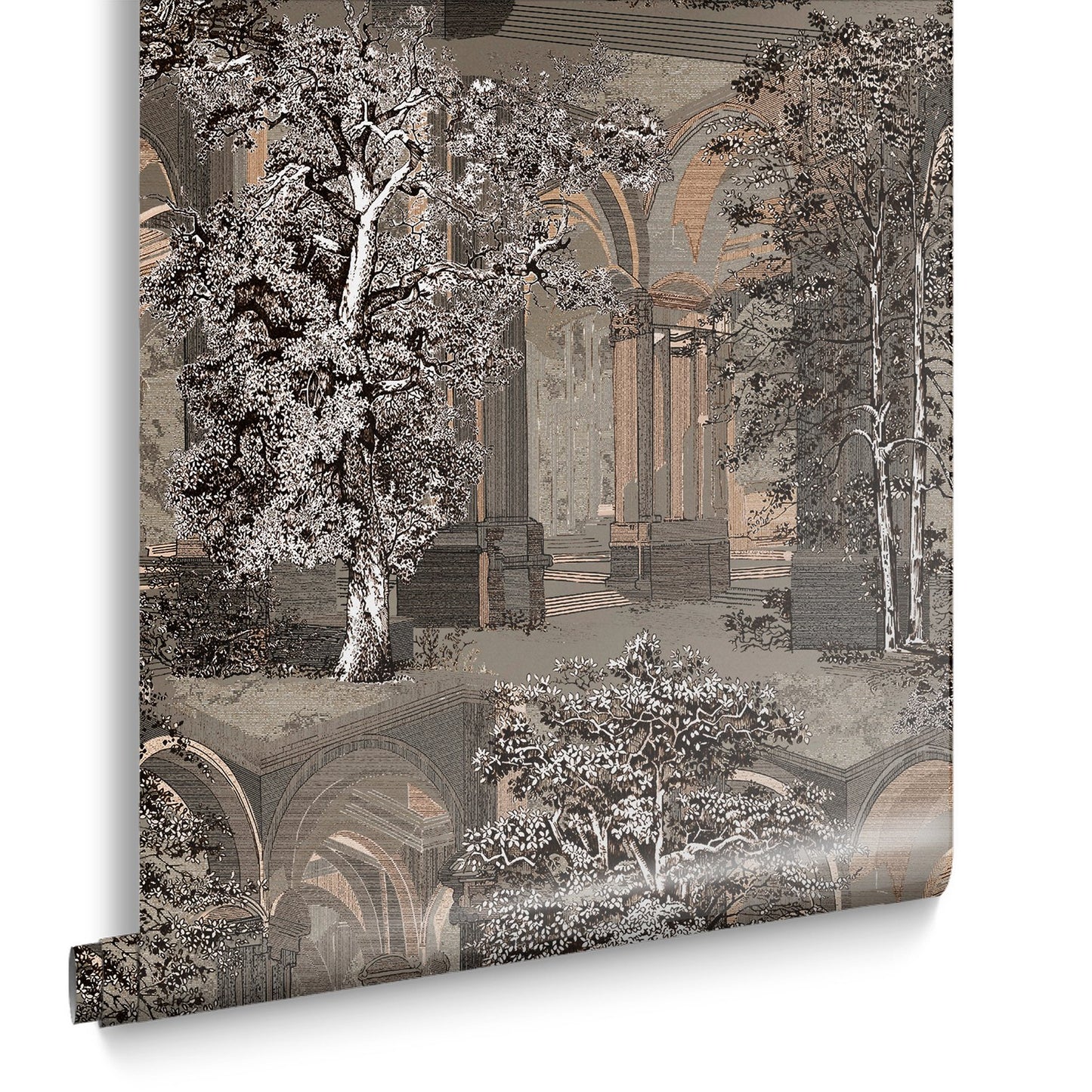 129090 - Rivington Folly Wallpaper - Dusk - Graham & Brown