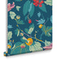 130280 - Craftwork Trail Wallpaper - Navy - Graham & Brown