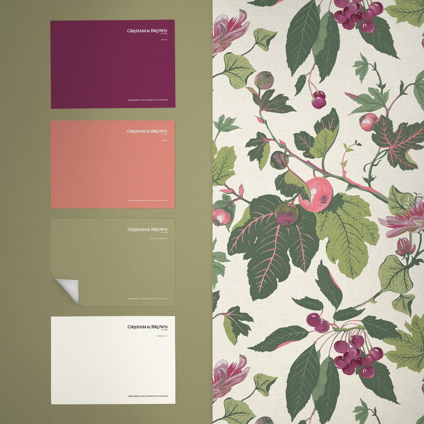 130282 - Craftwork Trail Wallpaper - Day - Graham & Brown