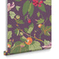 130283 - Craftwork Trail Wallpaper - Plum - Graham & Brown