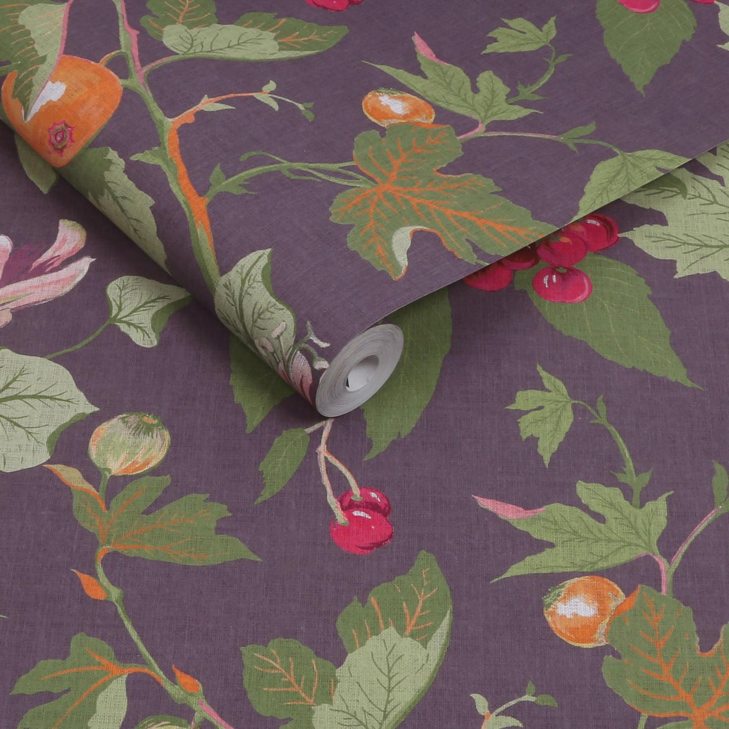 130283 - Craftwork Trail Wallpaper - Plum - Graham & Brown