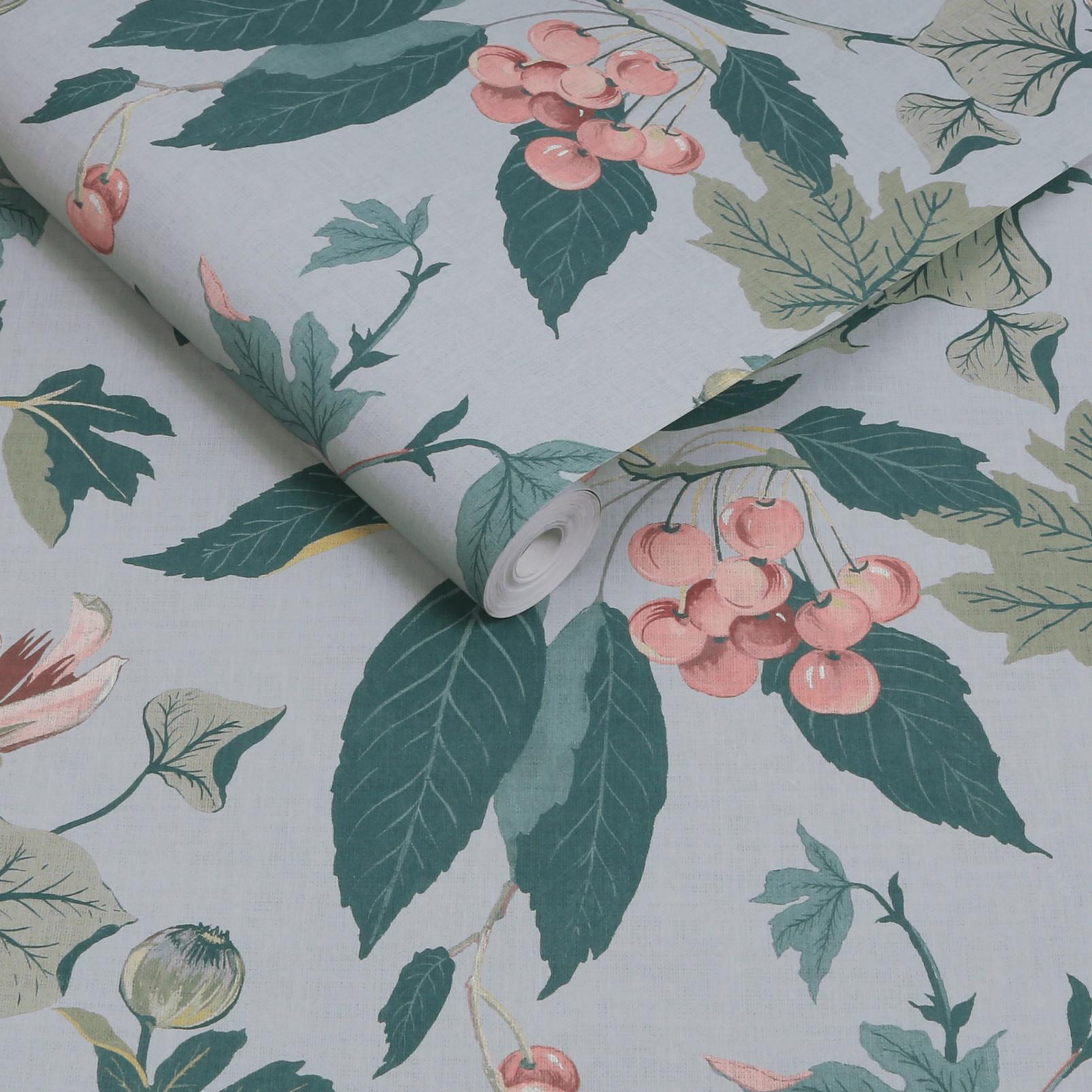 130284 - Craftwork Trail Wallpaper - Sky Blue - Graham & Brown