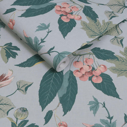 130284 - Craftwork Trail Wallpaper - Sky Blue - Graham & Brown