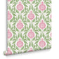 130286 - Apple Of Grenada Wallpaper - Pink & Green - Graham & Brown