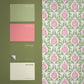 130286 - Apple Of Grenada Wallpaper - Pink & Green - Graham & Brown