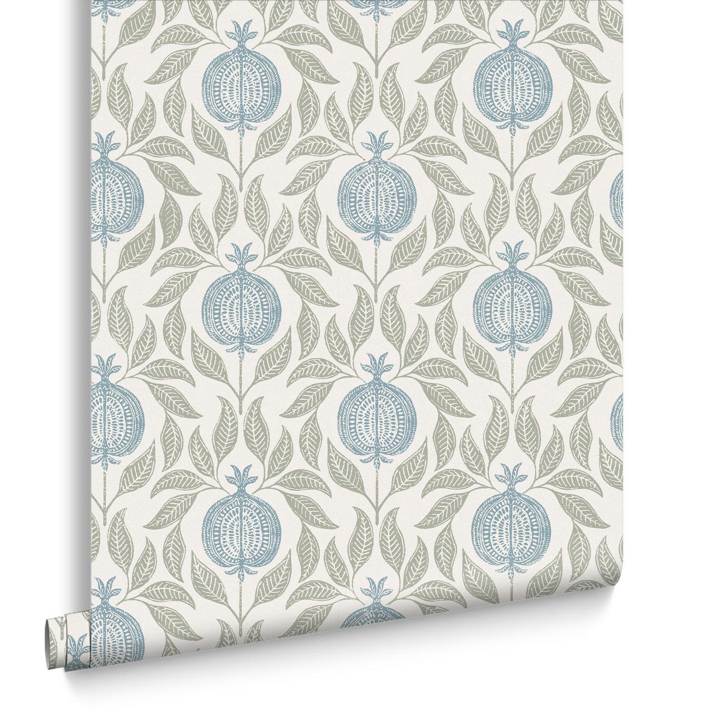 130289 - Apple Of Grenada Wallpaper - Sky Blue & Green - Graham & Brown