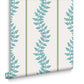 130290 - Laurel Leaf Stripe Wallpaper - Blue & Green - Graham & Brown