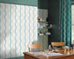 130290 - Laurel Leaf Stripe Wallpaper - Blue & Green - Graham & Brown