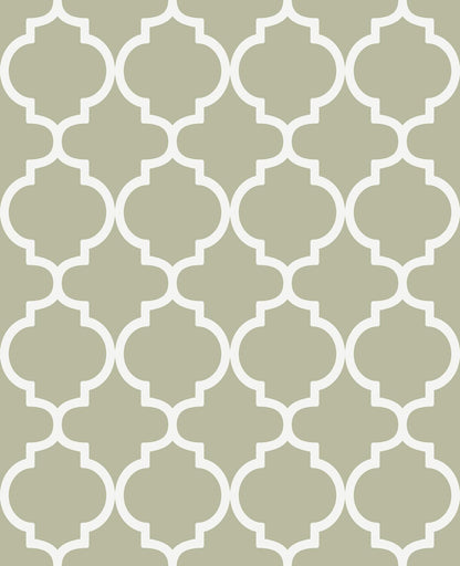 130299 - Trellia Wallpaper - Sage - Graham & Brown