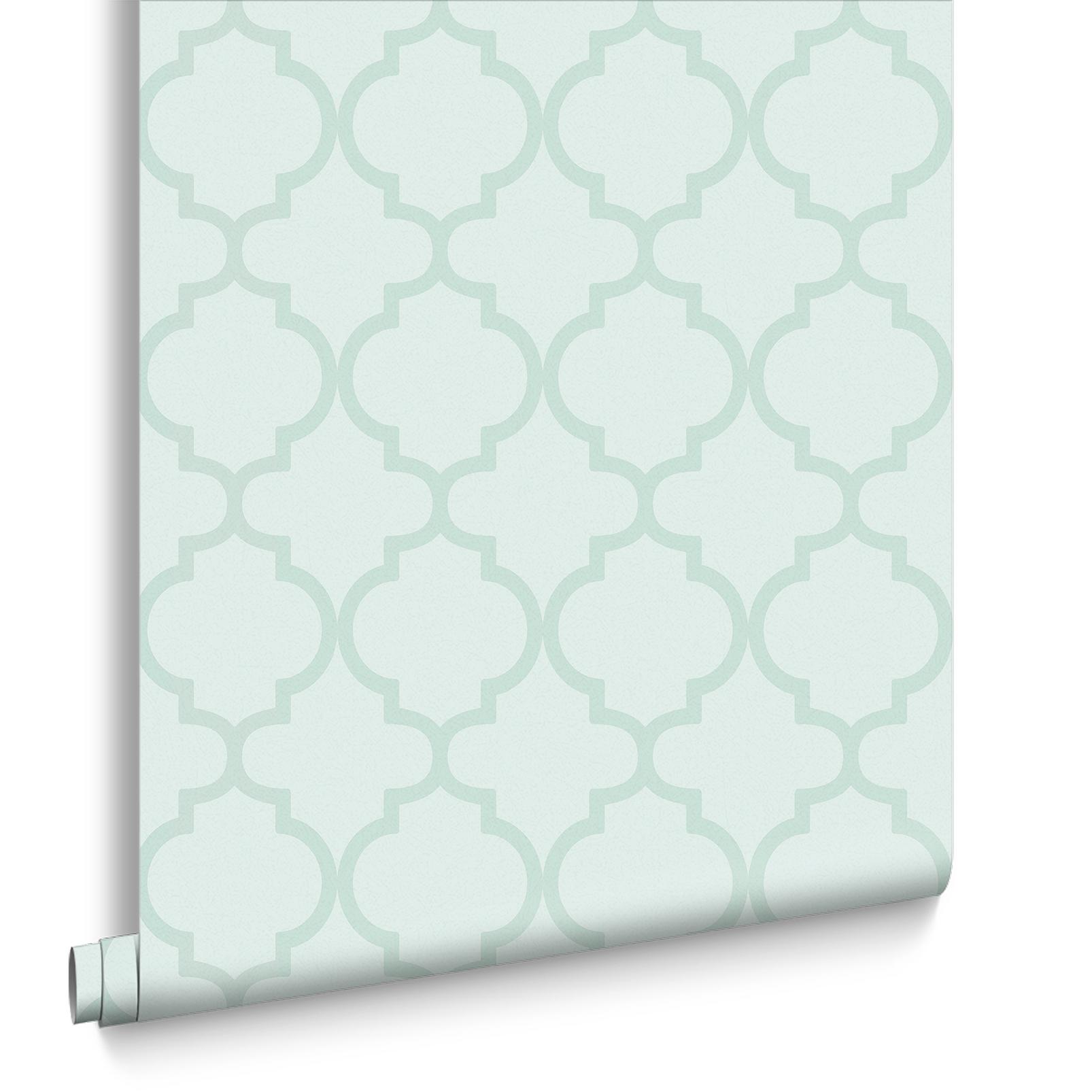 130300 - Trelllia Wallpaper - Sky - Graham & Brown