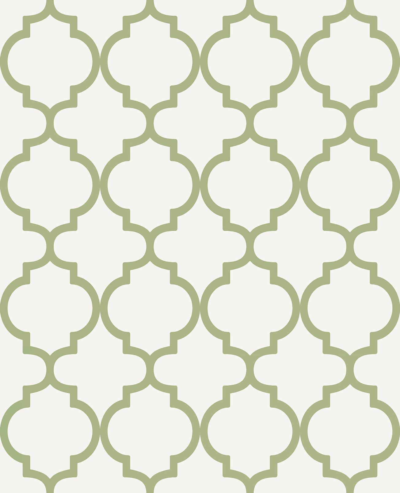 130301 - Trellia Wallpaper - Green - Graham & Brown