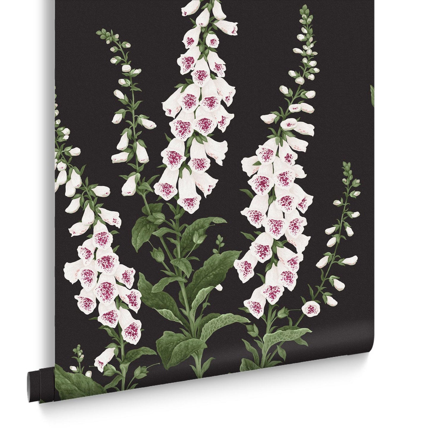 130305 - Foxglove Wallpaper - Night - Graham & Brown