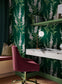 130306 - Foxglove Wallpaper - Emerald - Graham & Brown