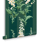 130311 - Foxglove Stripe Wallpaper - Teal - Graham & Brown