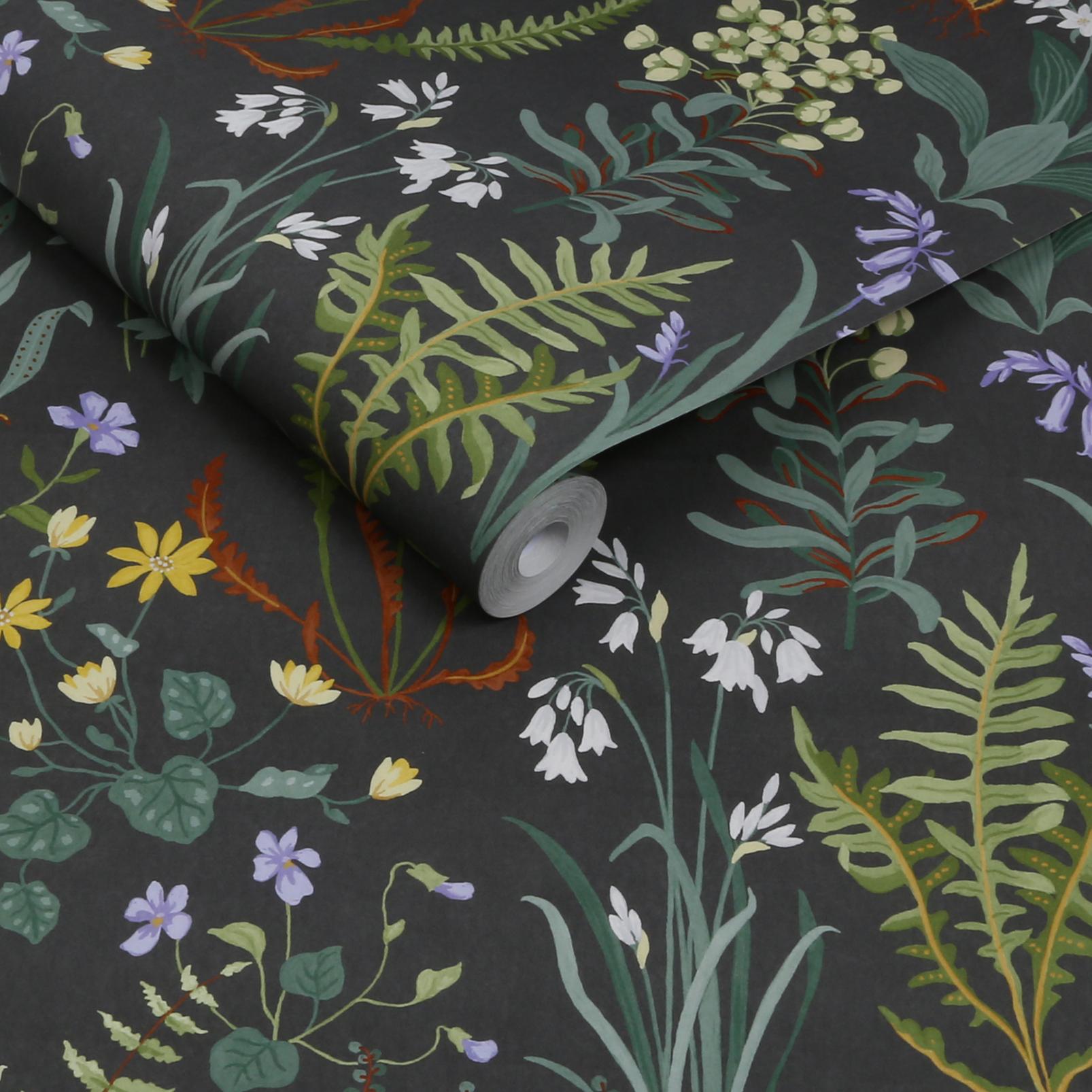 130312 - Oshibana Wallpaper - Night - Graham & Brown