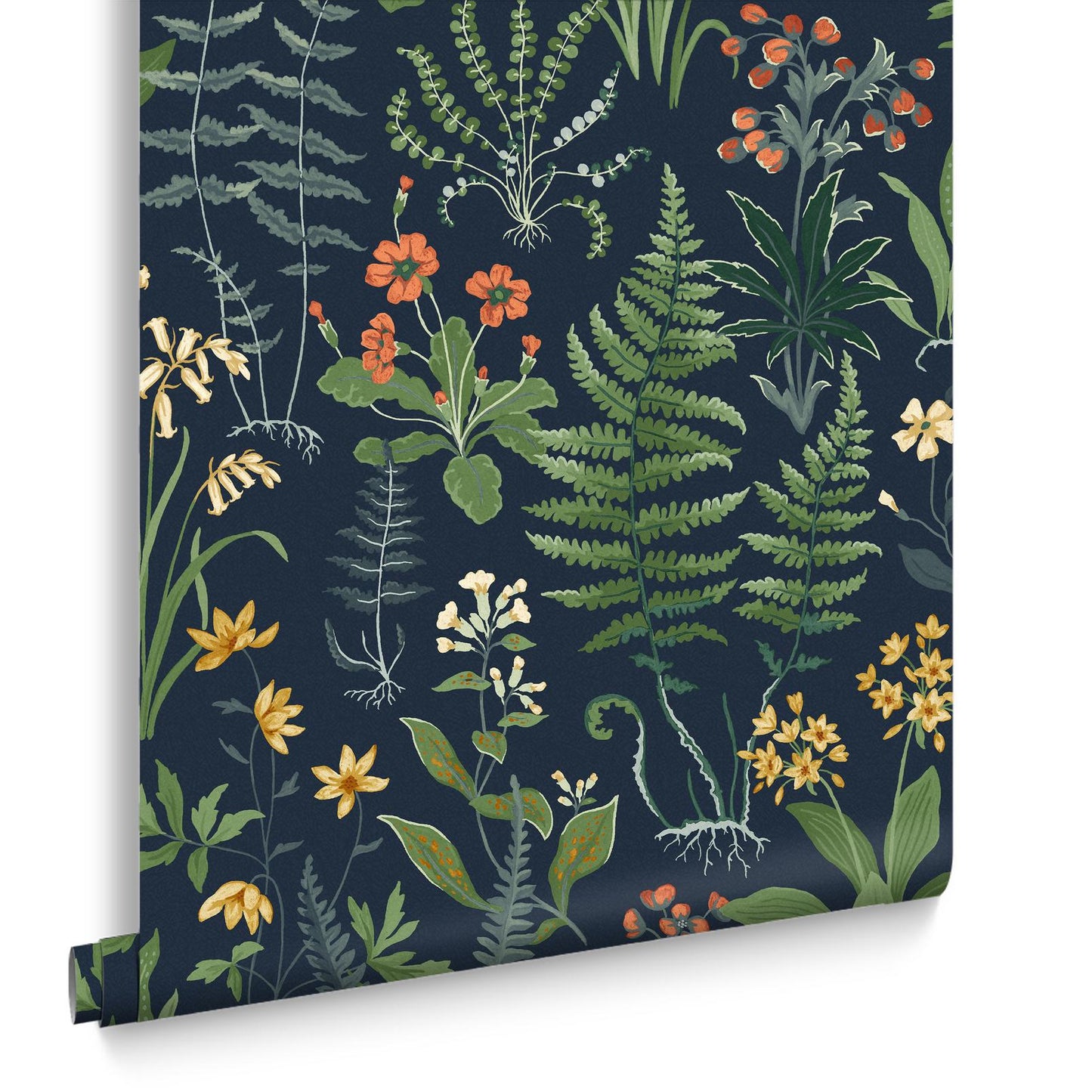 130315 - Oshibana Wallpaper - Blue - Graham & Brown