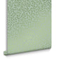 130369 - Gilded Leaf Wallpaper - Leaf Sage & Pale Gold - Graham & Brown