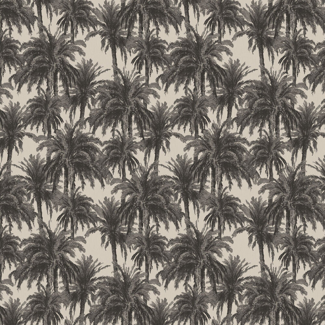13050 - Treetops Eden Wallpaper - Black - Ted Baker