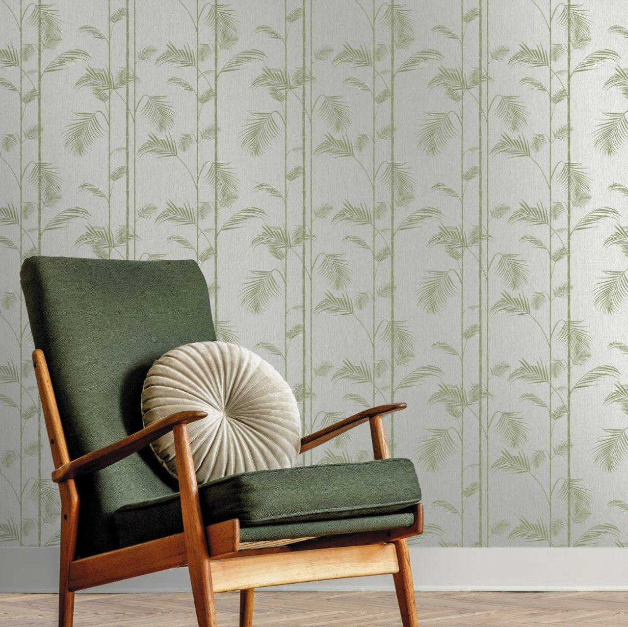 13065 - Carmel Eden Wallpaper - Sage - Ted Baker